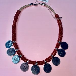 NWT Free People Coin Choker Adjustable